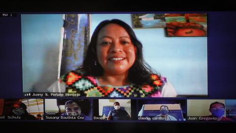 Juana Peñate Montejo gana Premio de Literaturas Indígenas de América 2020