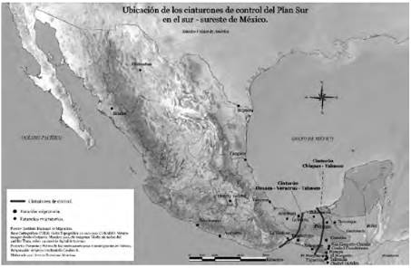 Cinturones de control Plan Sur