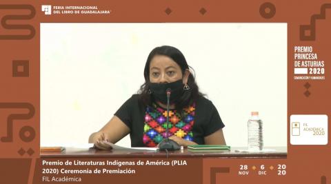 Premio de Literaturas Indígenas de América (PLIA 2020) Ceremonia de Premiación