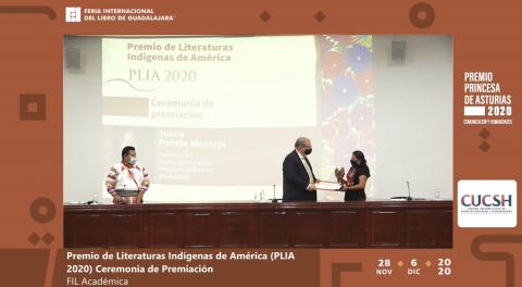 Premio de Literaturas Indígenas de América (PLIA 2020) Ceremonia de Premiación