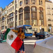 Alumna del CUNorte realiza un campamento de emprendimiento en Valencia, España, como representante nacional