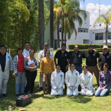 Estudiantes de la Maestría en Derecho realizan práctica de criminalística