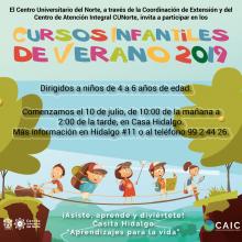 Cursos y Talleres Infantiles de Verano 2019