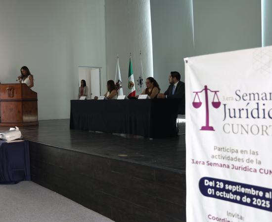 Inicia la 3.era Semana Jurídica en el CUNorte