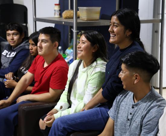 Rectora del CUNorte visita la Casa del Estudiante y refrenda compromiso con la permanencia universitaria