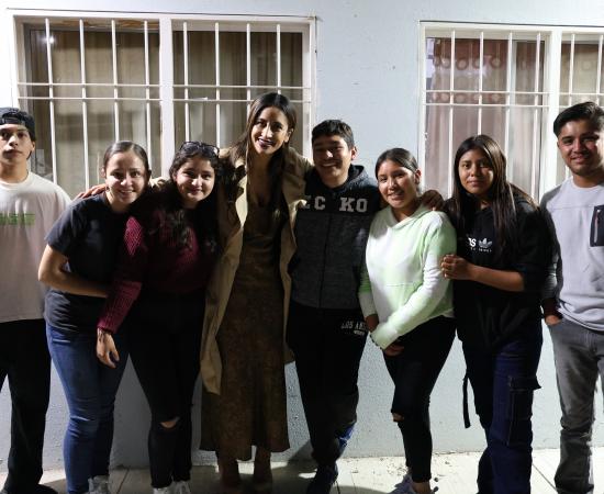 Rectora del CUNorte visita la Casa del Estudiante y refrenda compromiso con la permanencia universitaria