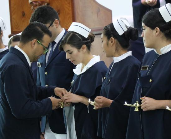 Paso de la luz. Egresados de la Licenciatura en Enfermería.