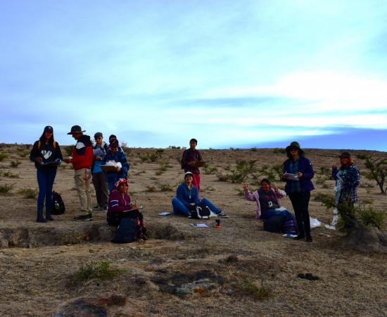 Estudiantes de Antropología realizan práctica de campo en el Taller de Prospección “Cascada de San Pedro Sección Sureste”