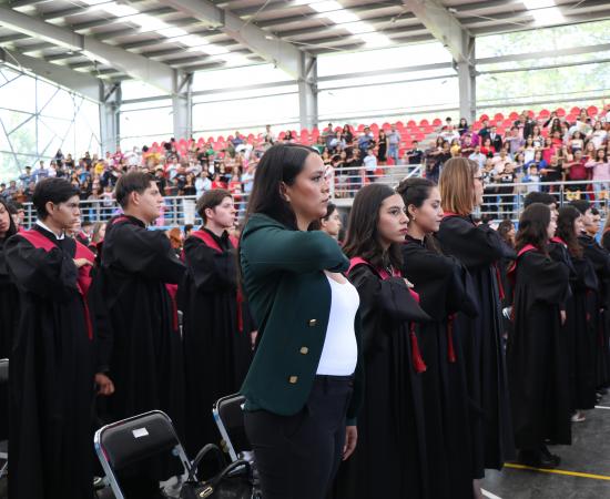 Rectora del CUNorte acompaña a generación 2022–2025 de la Preparatoria Regional de Colotlán en su graduación