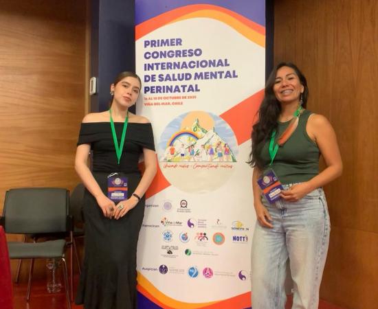 Reconocen a alumna del CUNorte en el Primer Congreso Internacional de Salud Mental Perinatal en Chile