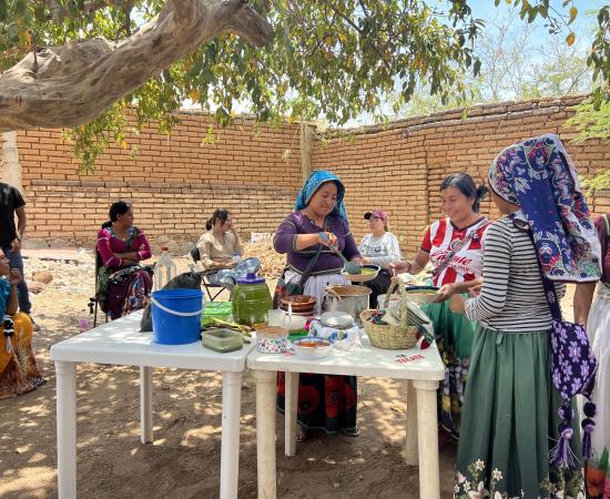 Estudiantes, docentes y autoridades del CUNorte participan en ceremonia wixárika para bendecir sede en Tuxpan de Bolaños