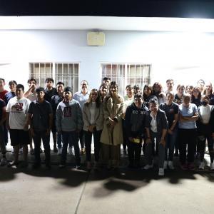 Rectora del CUNorte visita la Casa del Estudiante y refrenda compromiso con la permanencia universitaria